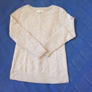 LOFT basketweave sweater